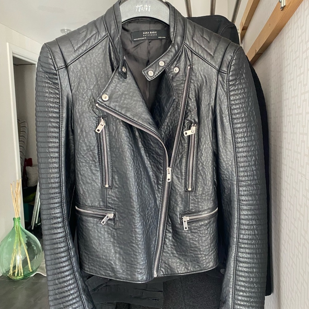 Leather jacket